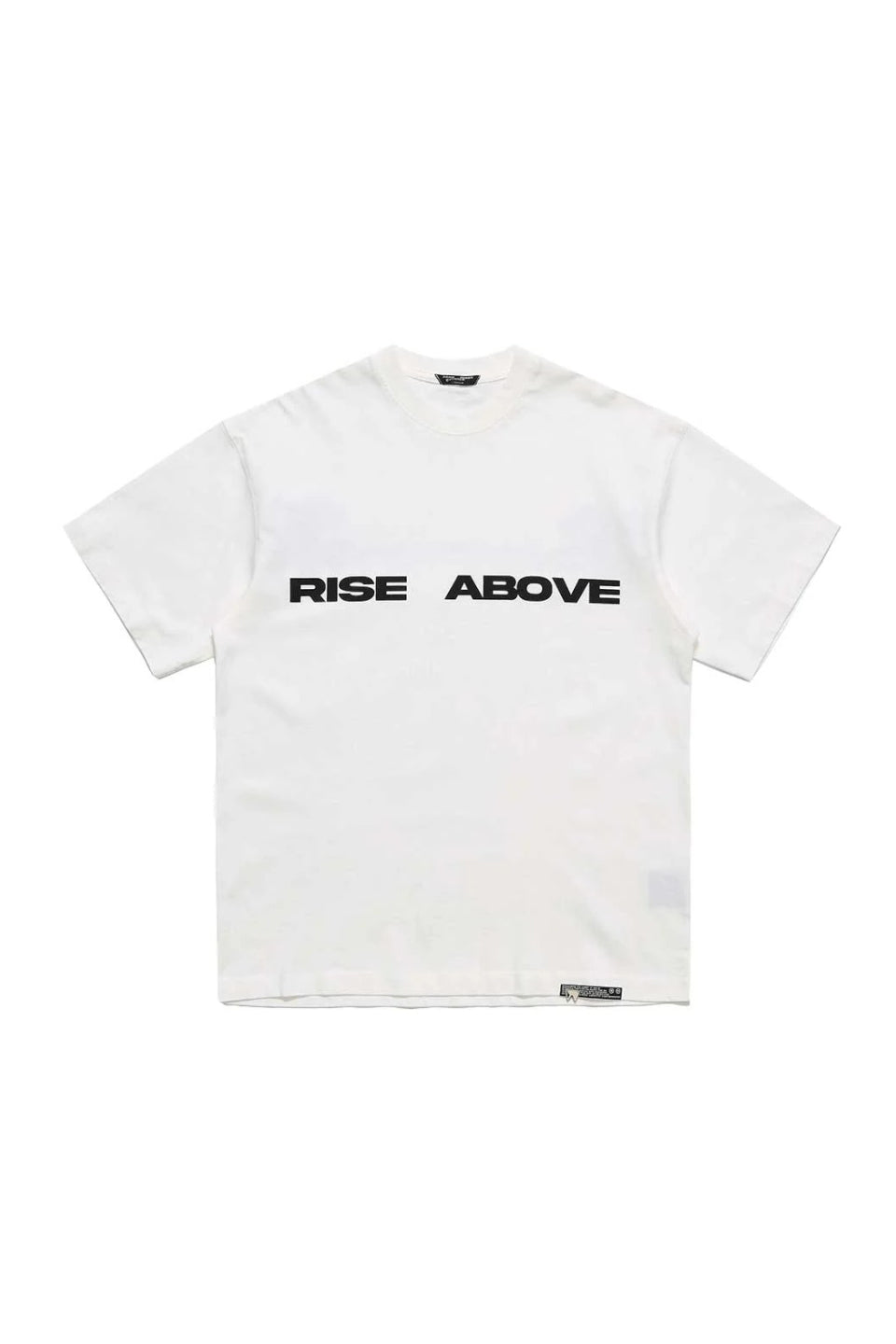 Rise Above Wolf Print T-Shirt