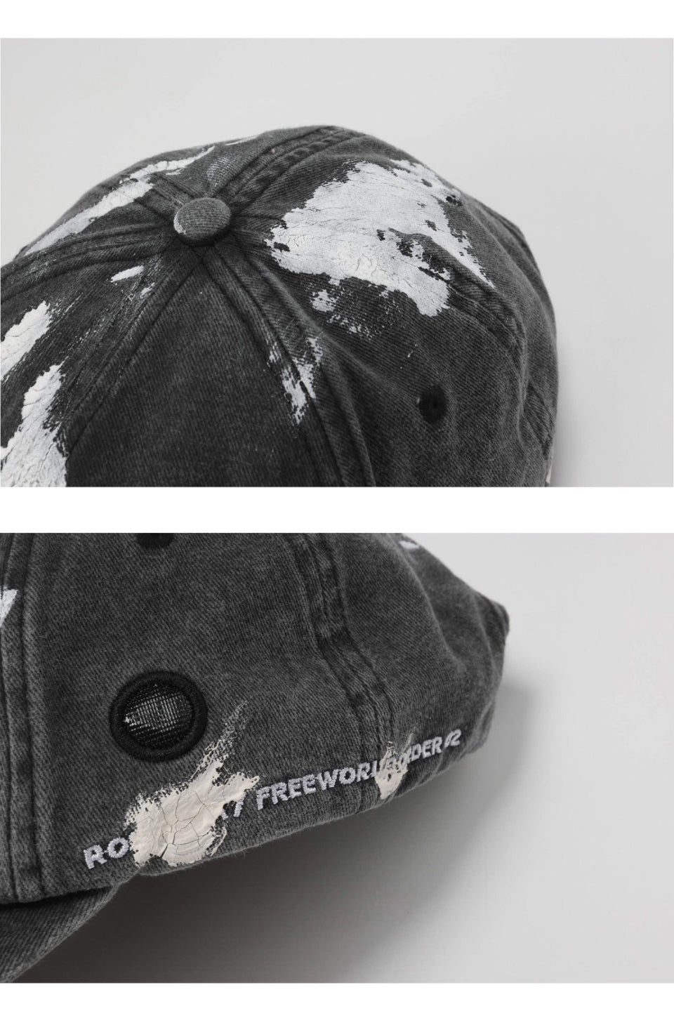 Rock Washed Denim Cap