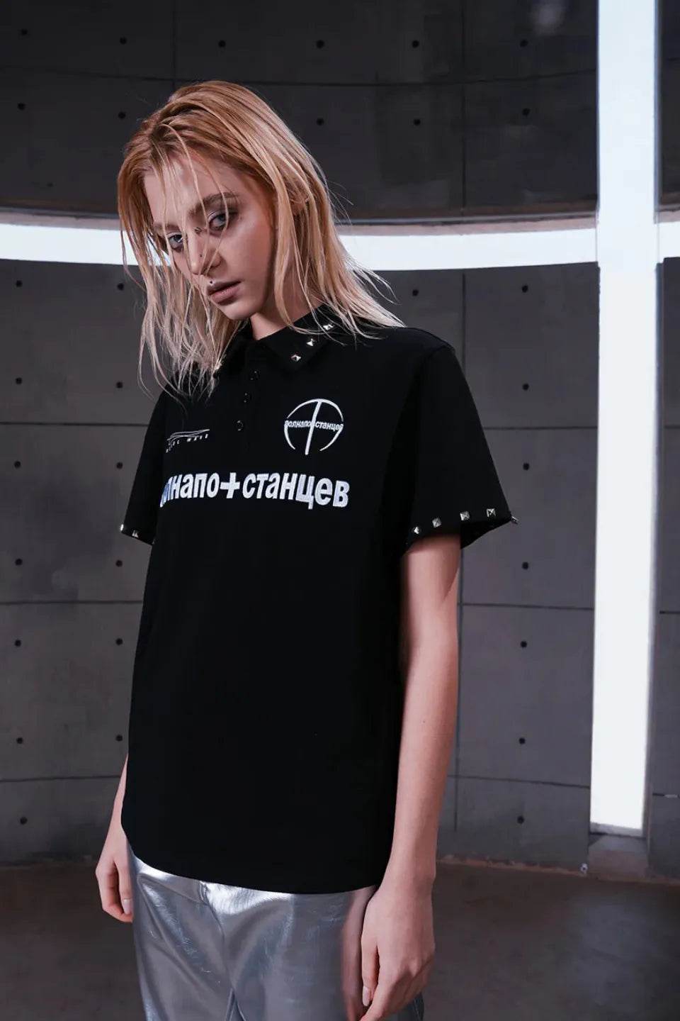 Russian Studded Polo Shirt