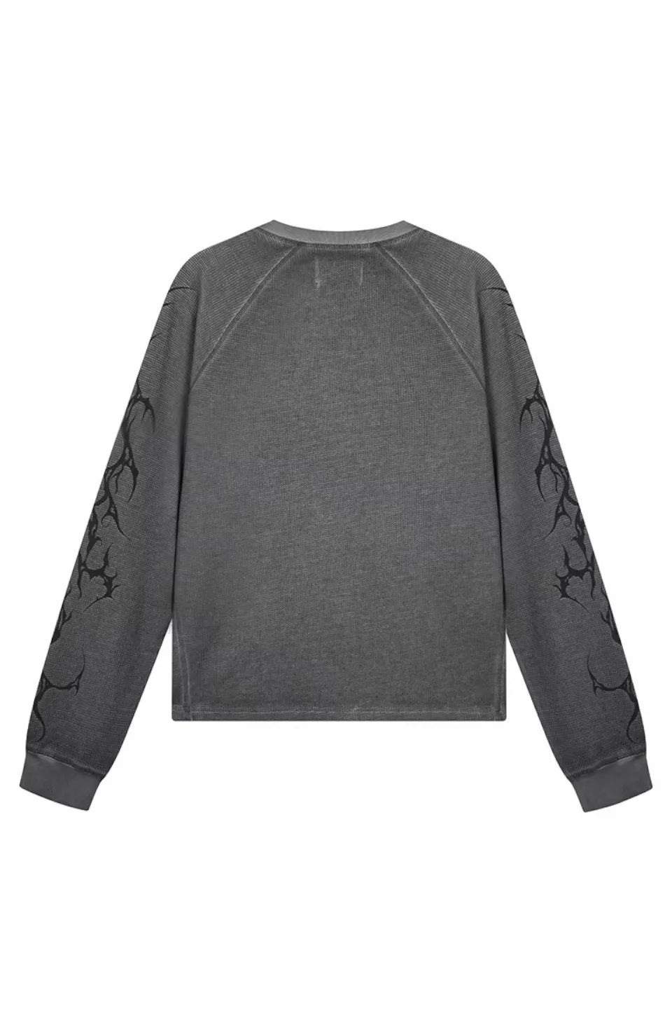 Sanskrit Number Waffle LS Tee
