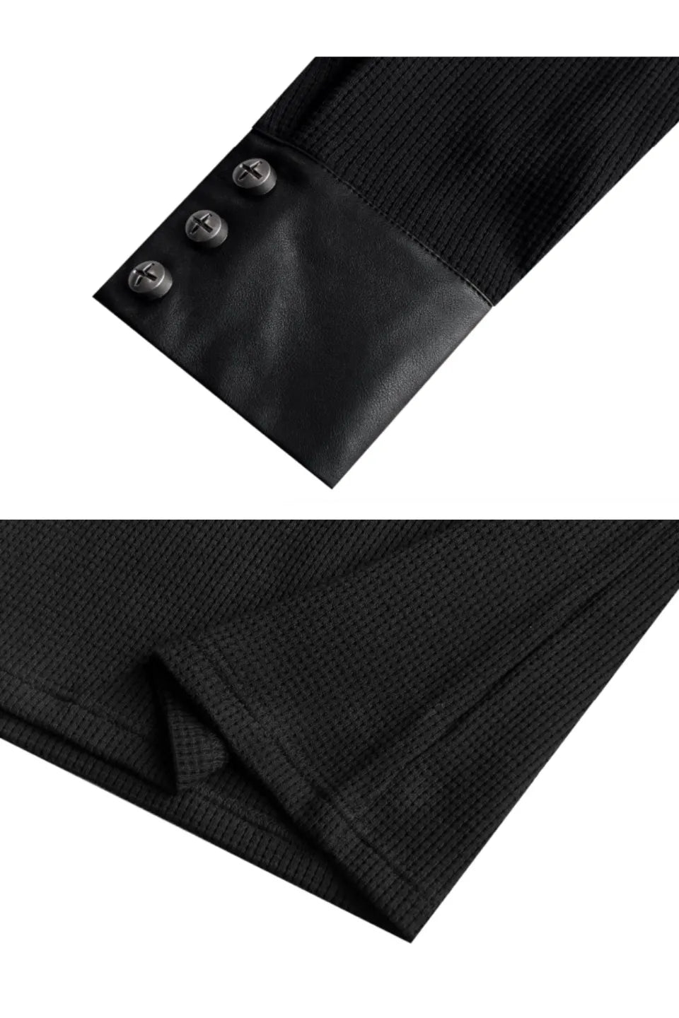 Sanskrit Print Cross Studded Polo Shirt