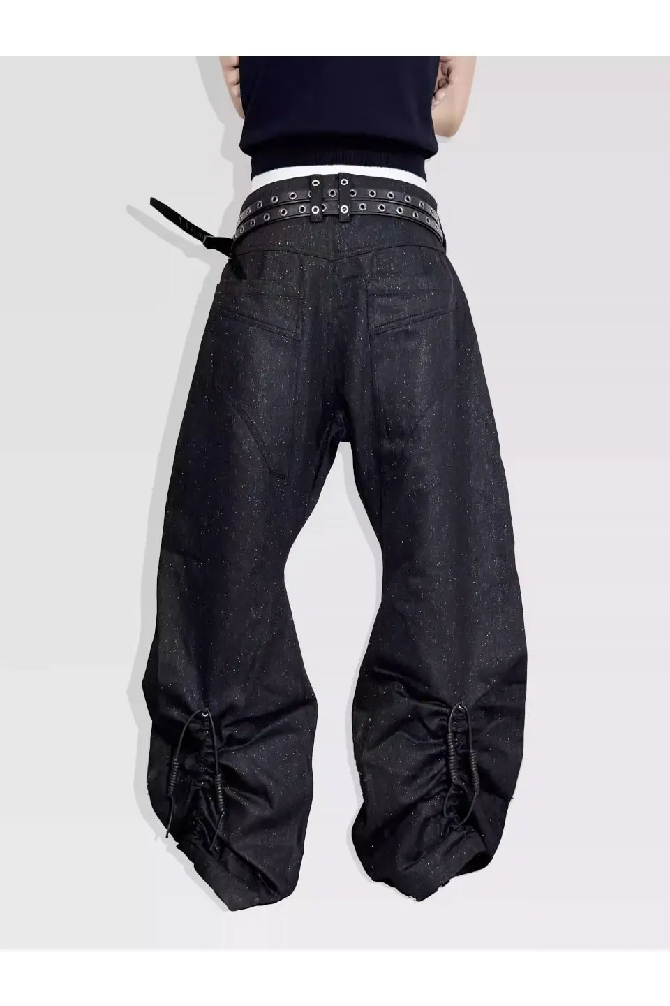 Silver Thread Metal A Shaped Curved Knife Original Cow Cut Denim