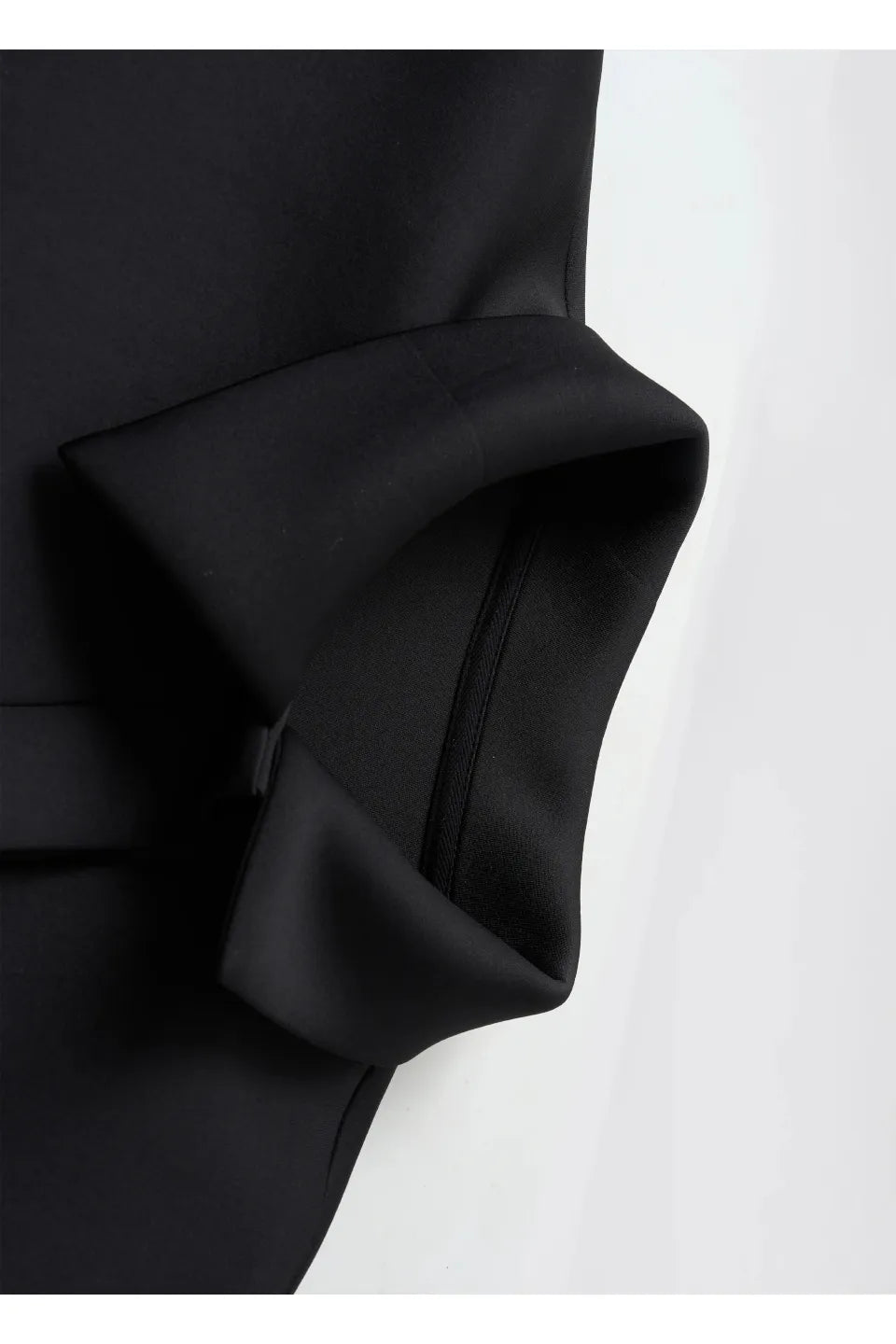 Slant Collar Polo Sweatshirt