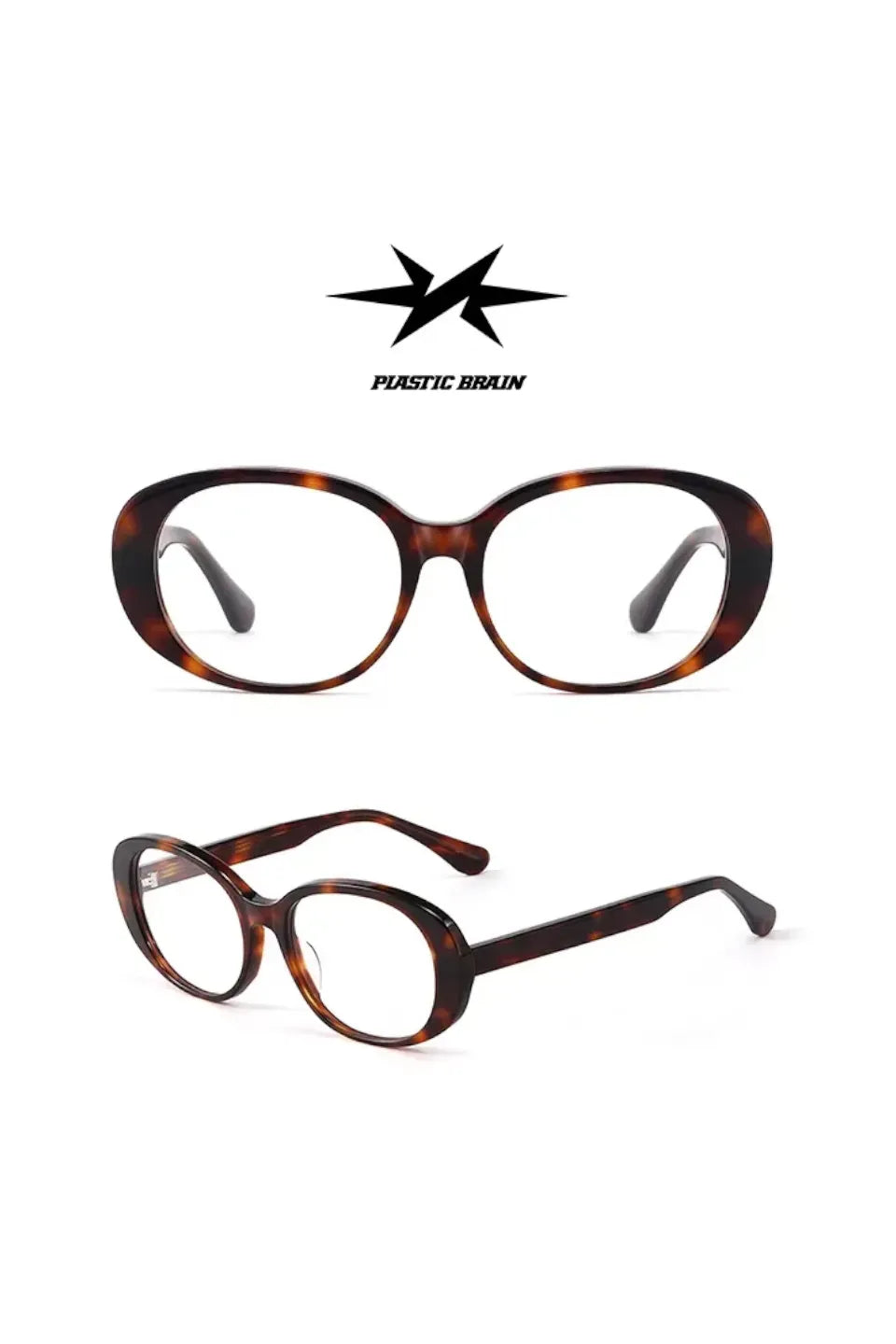 Slim Nerd Oval Glasses