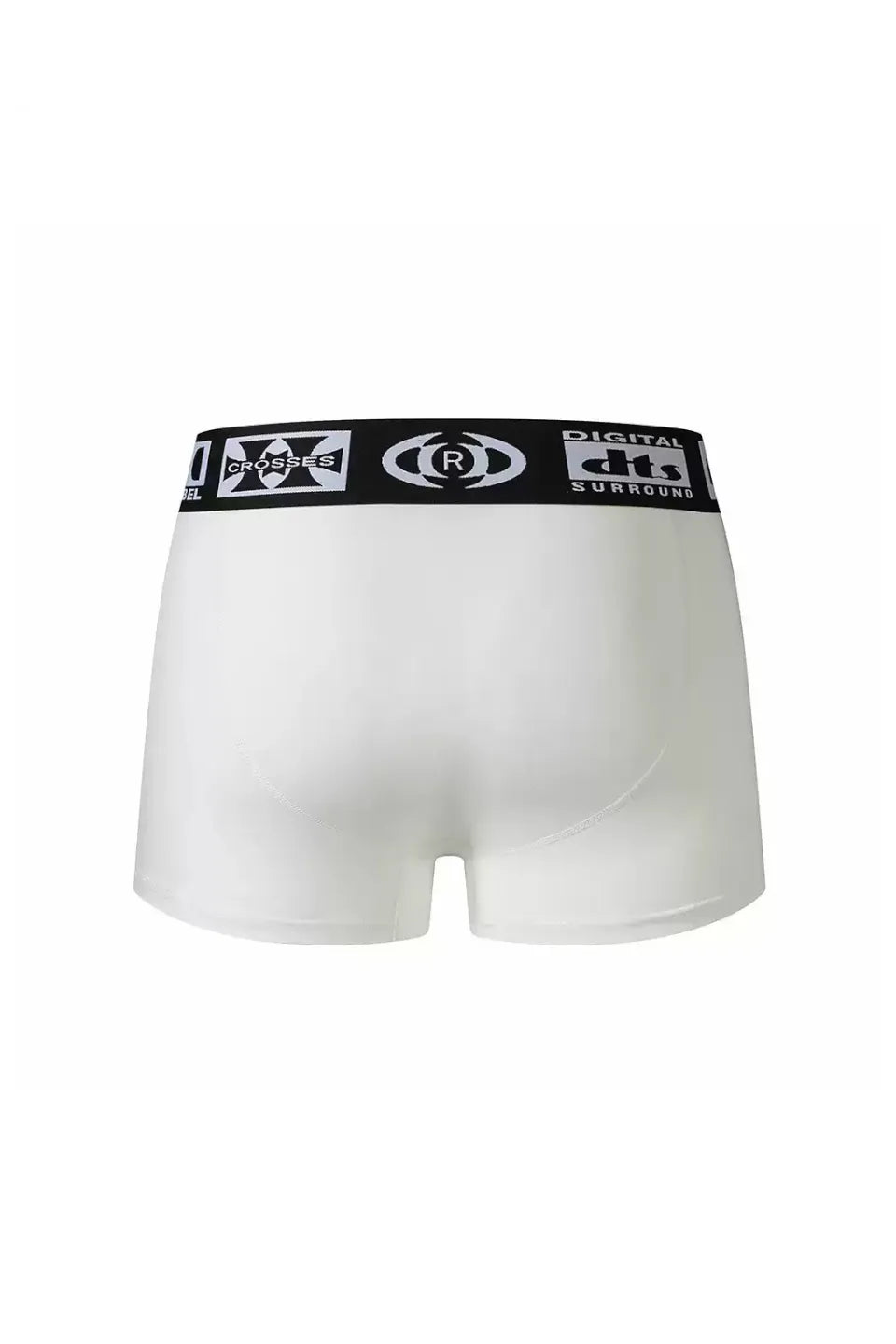 Slogan Waistband Ice Silk Boxer Shorts