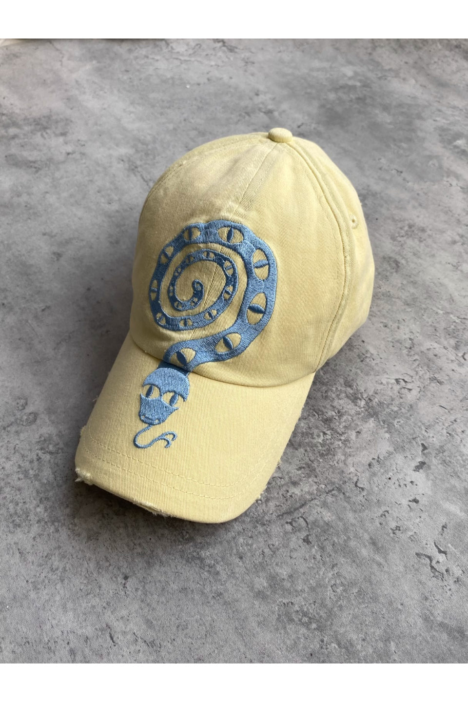 Snake Embroidery Baseball Cap