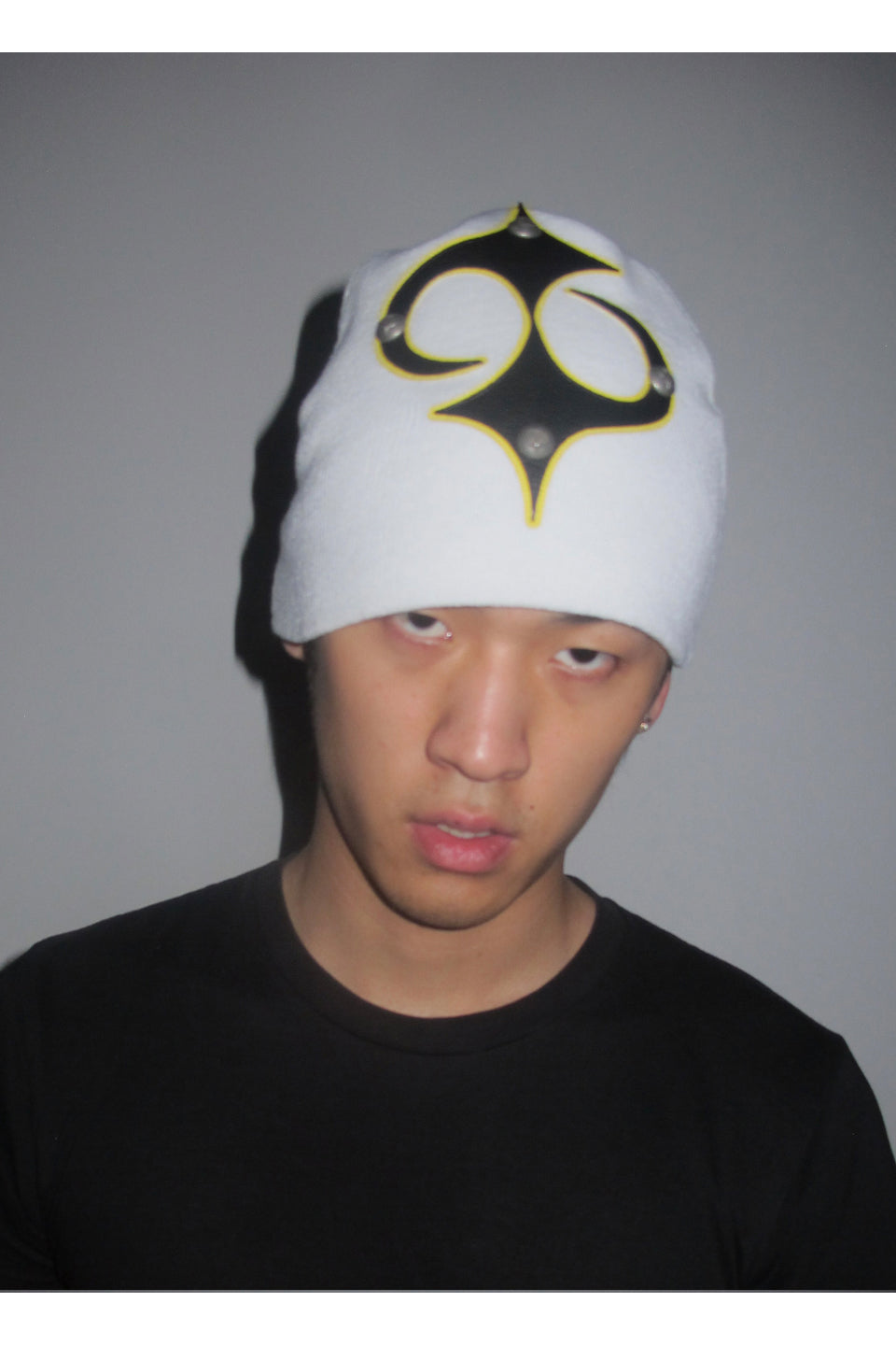 Sparkle Leather Beanie