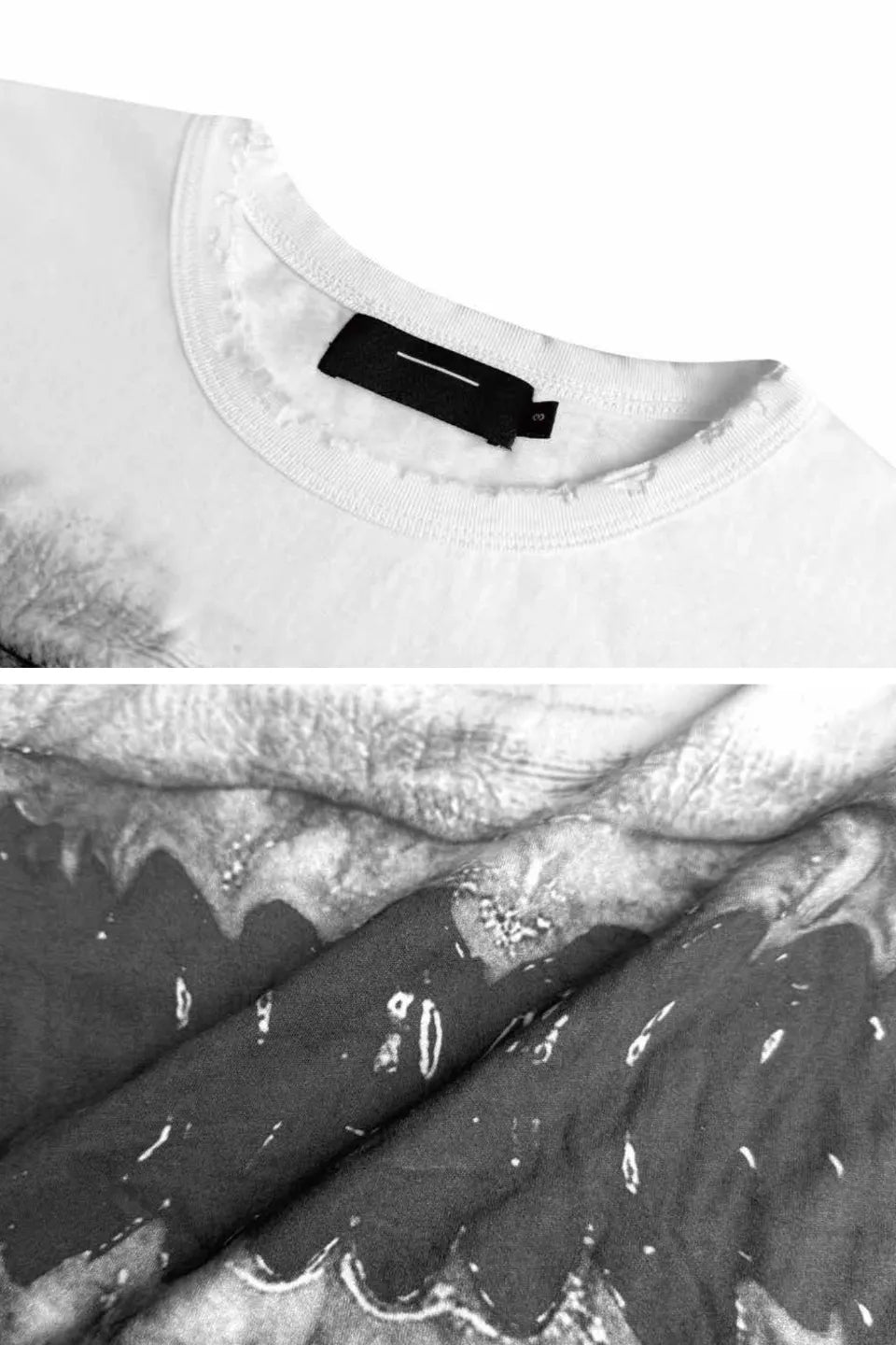 Split Teeth Destroyed Boxy T-shirt