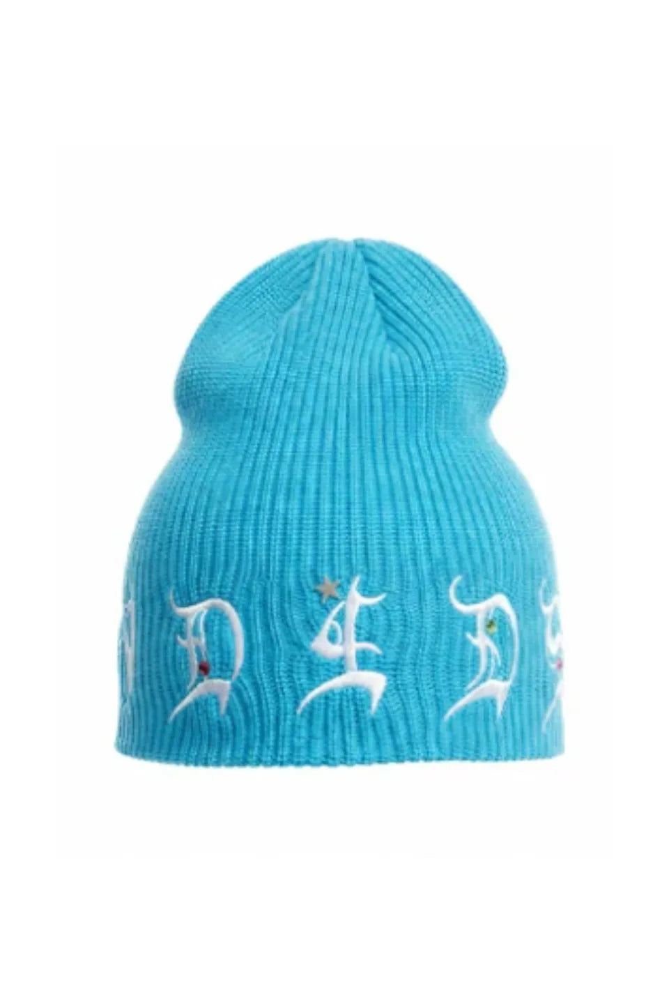 Star Nail Studded Gothic Logo Beanie