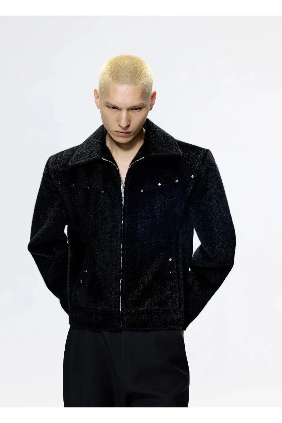 Studded Horsehair Jacket