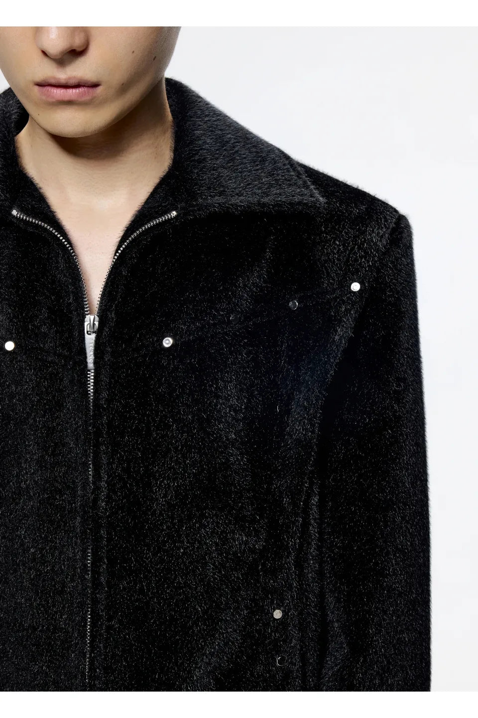 Studded Horsehair Jacket