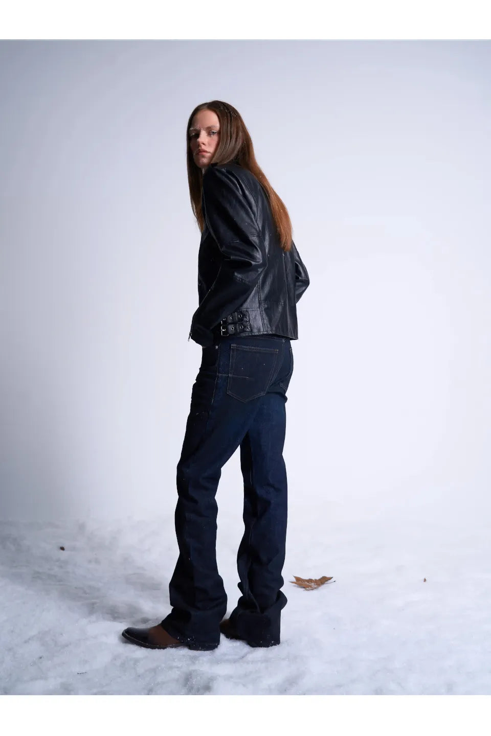 Studded Motorcycle Leather Jacket