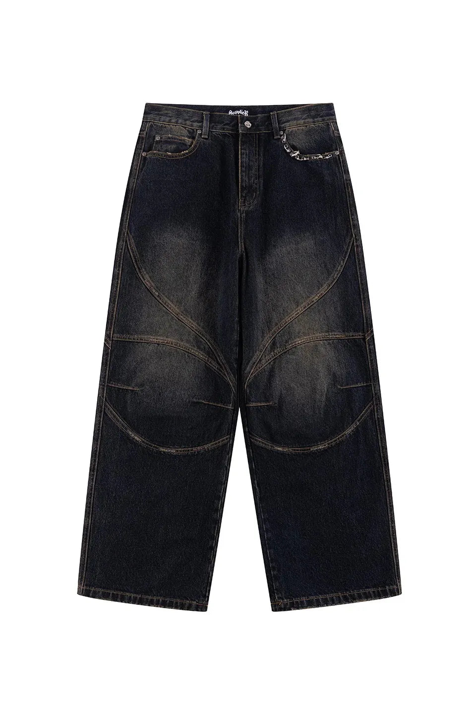 SUPPLIER サプライヤー｜Switching Pierced Baggy Jeans スウィッチ