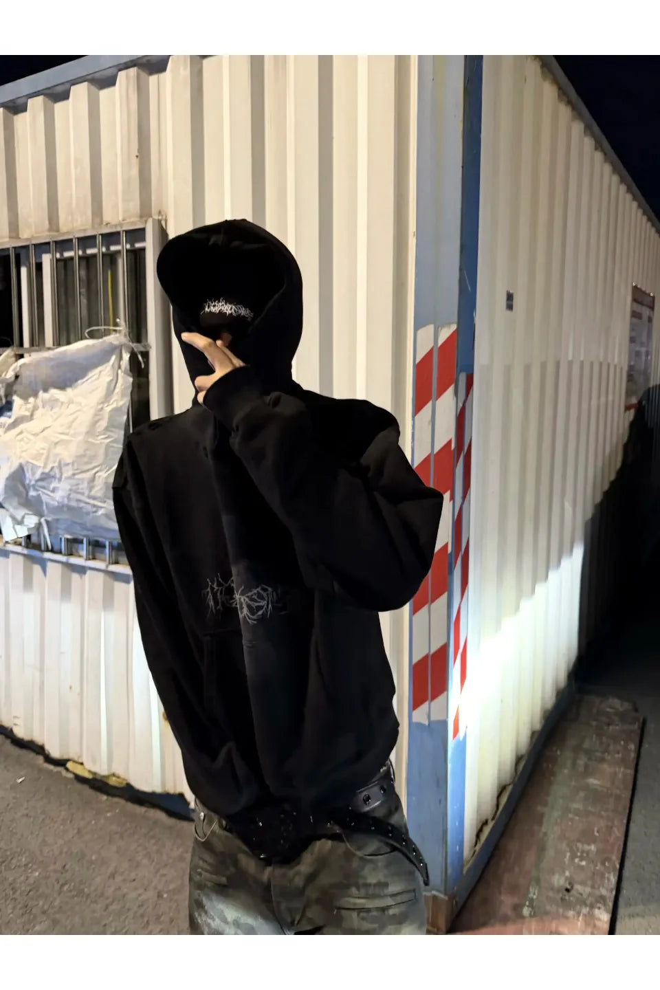 Thorn Sanskrit Washed Dirty Hoodie