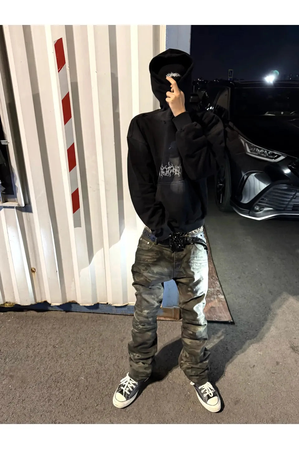 Thorn Sanskrit Washed Dirty Hoodie