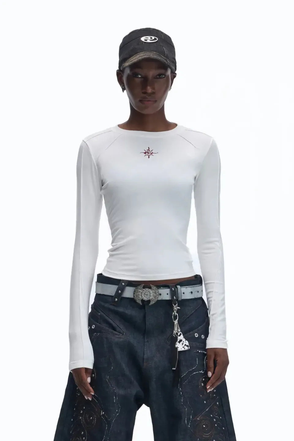 Top Grain Cowhide Axe Shaped Belt