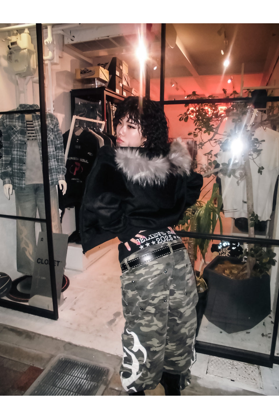 Totem Camouflage Double Waist Pants
