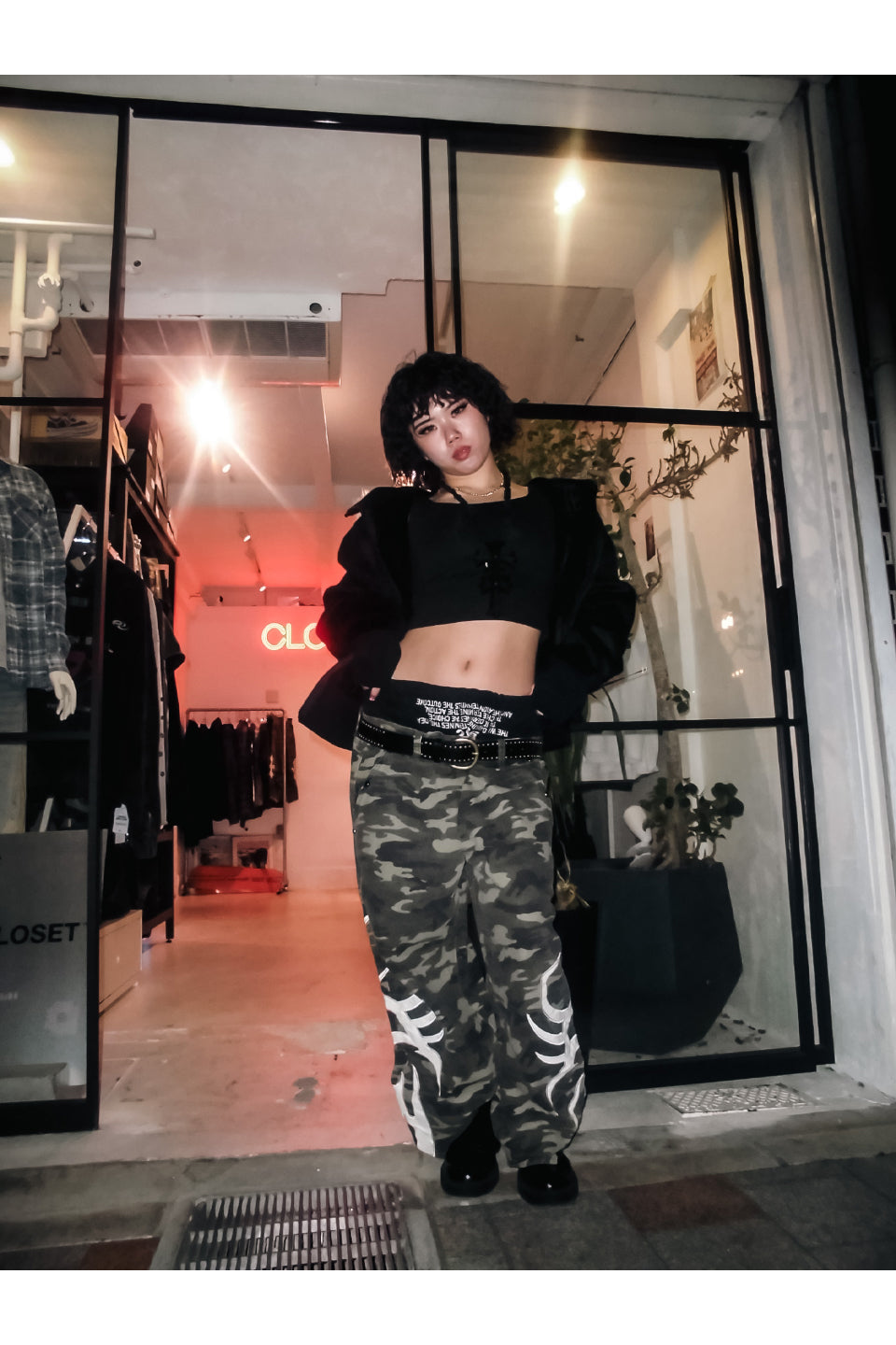 Totem Camouflage Double Waist Pants