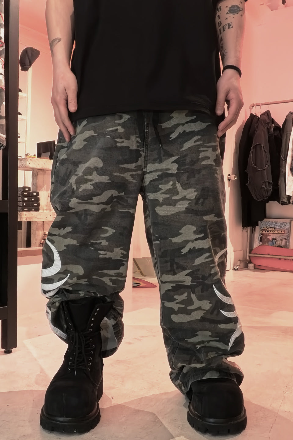 Totem Camouflage Double Waist Pants