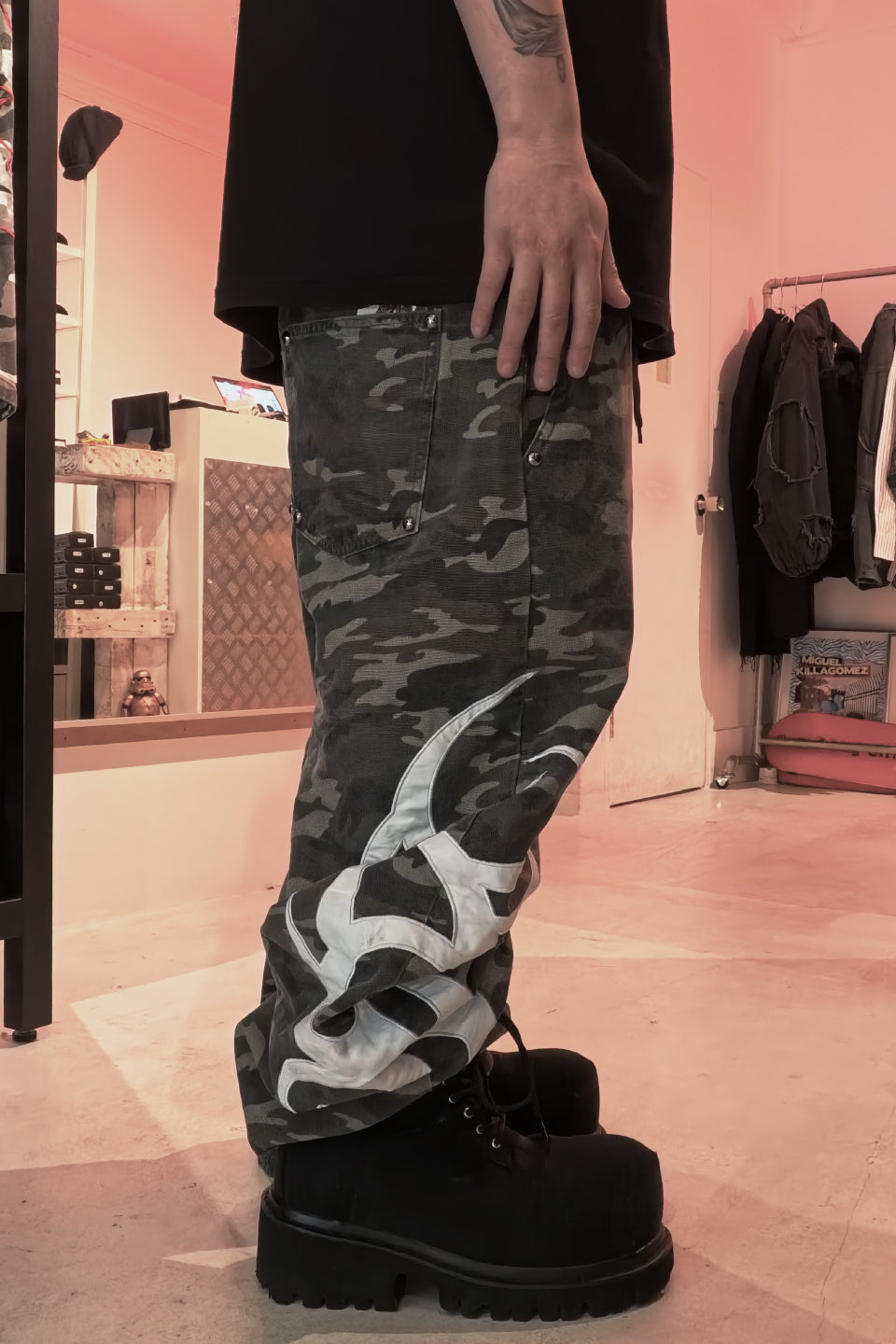 Totem Camouflage Double Waist Pants