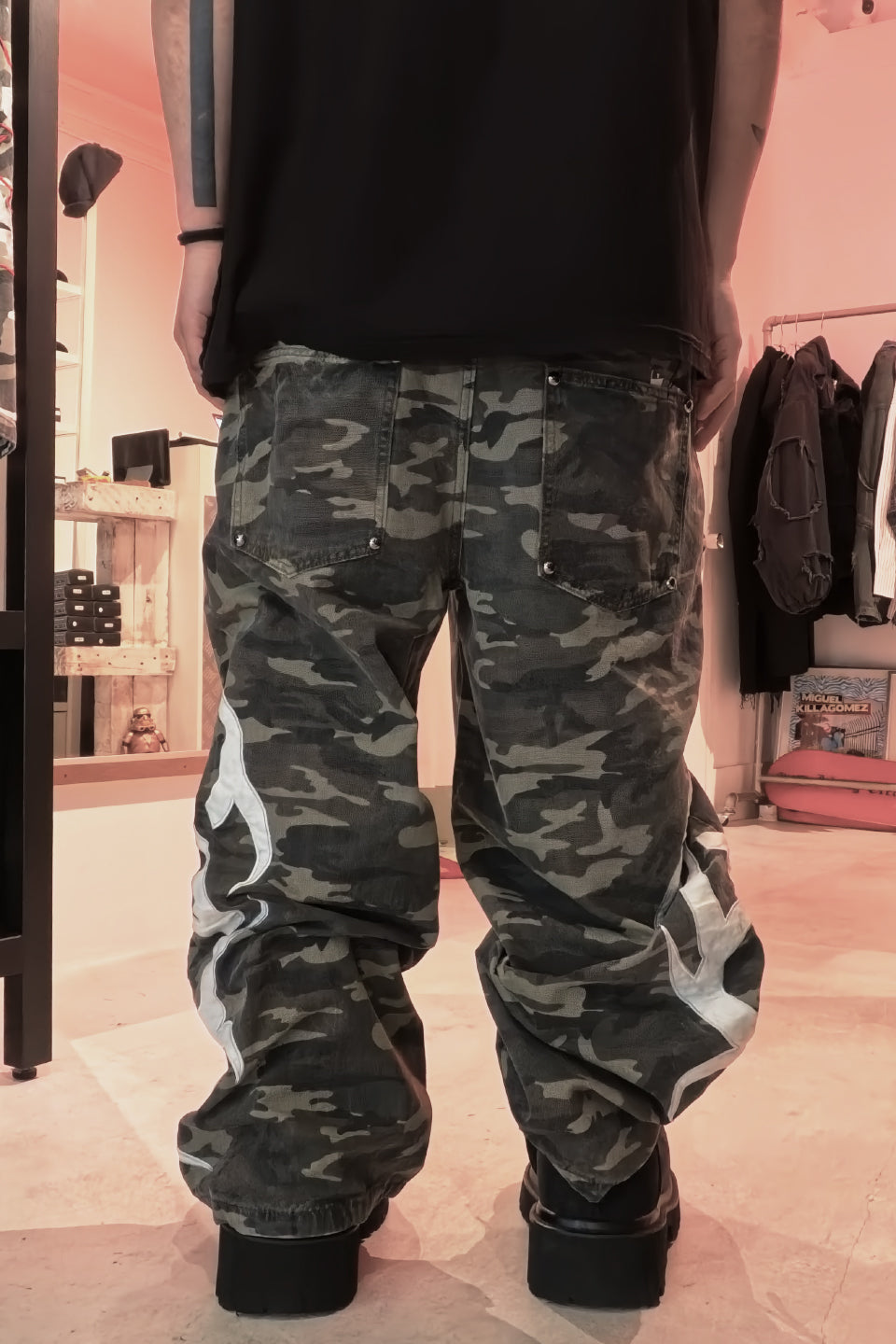 Totem Camouflage Double Waist Pants