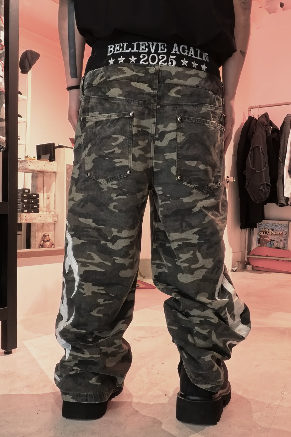 Totem Camouflage Double Waist Pants
