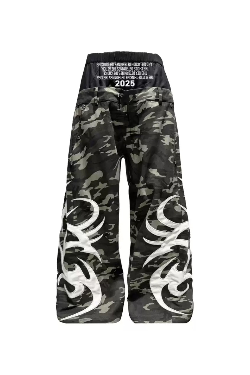 Totem Camouflage Double Waist Pants