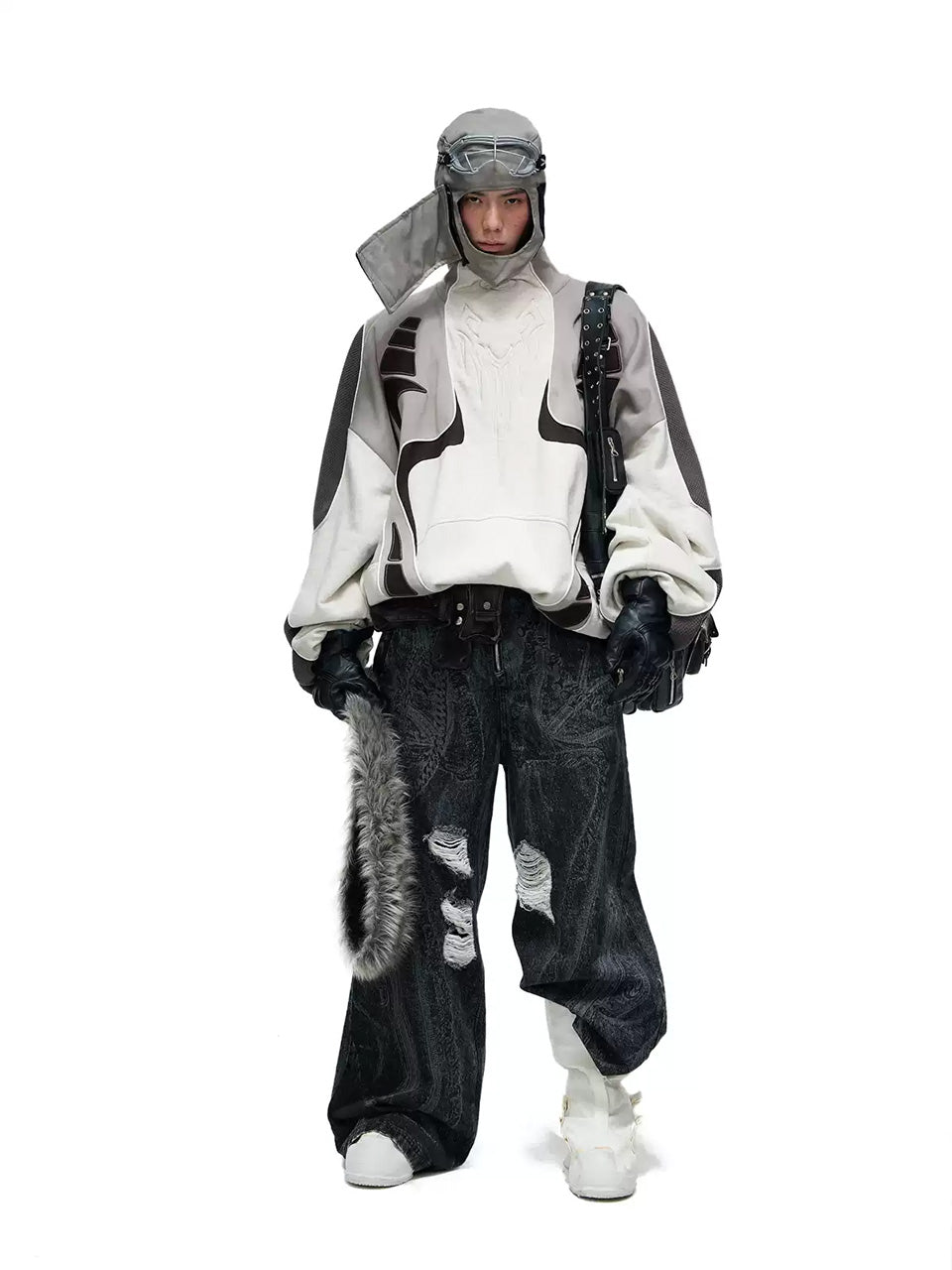 Totem Three Dimensional Half Turtleneck Sweatshirt