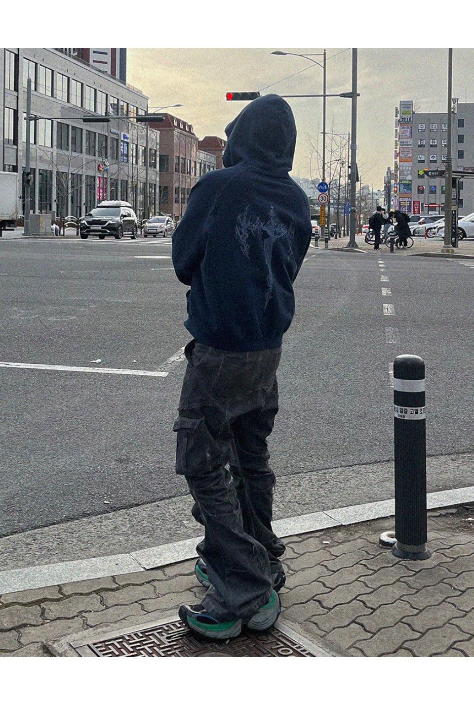 Trinity Distressed Hoodie