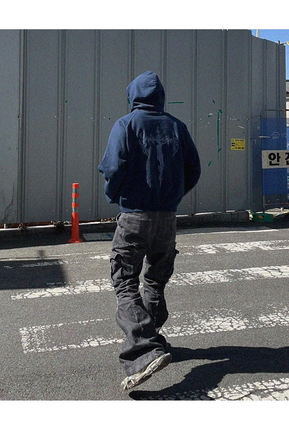 Trinity Distressed Hoodie