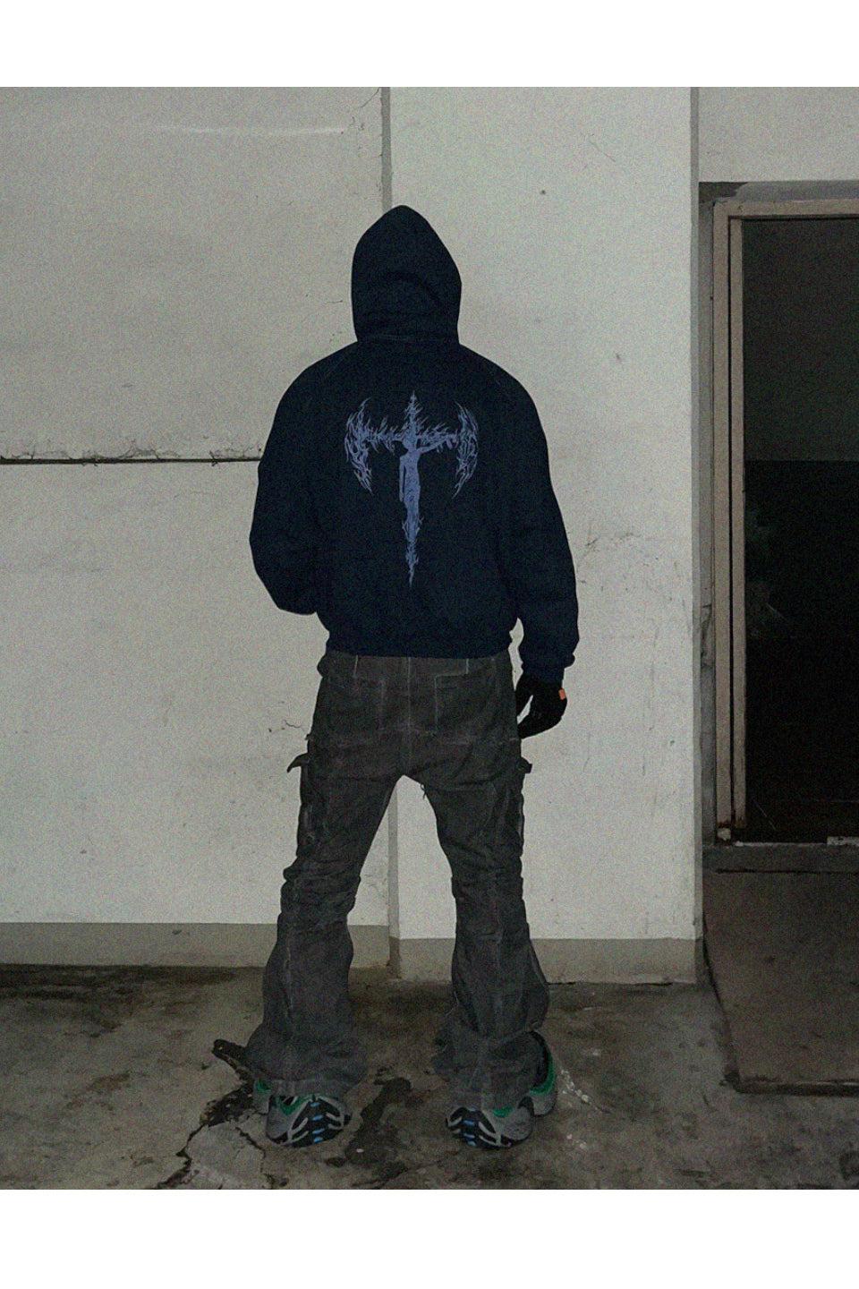 Trinity Distressed Hoodie