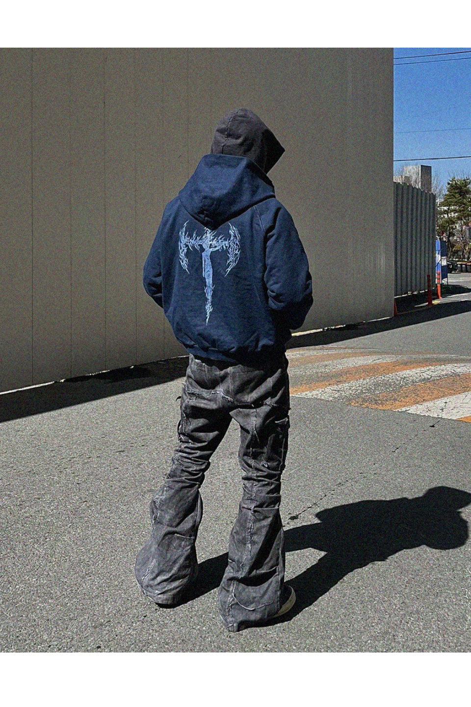 Trinity Distressed Hoodie