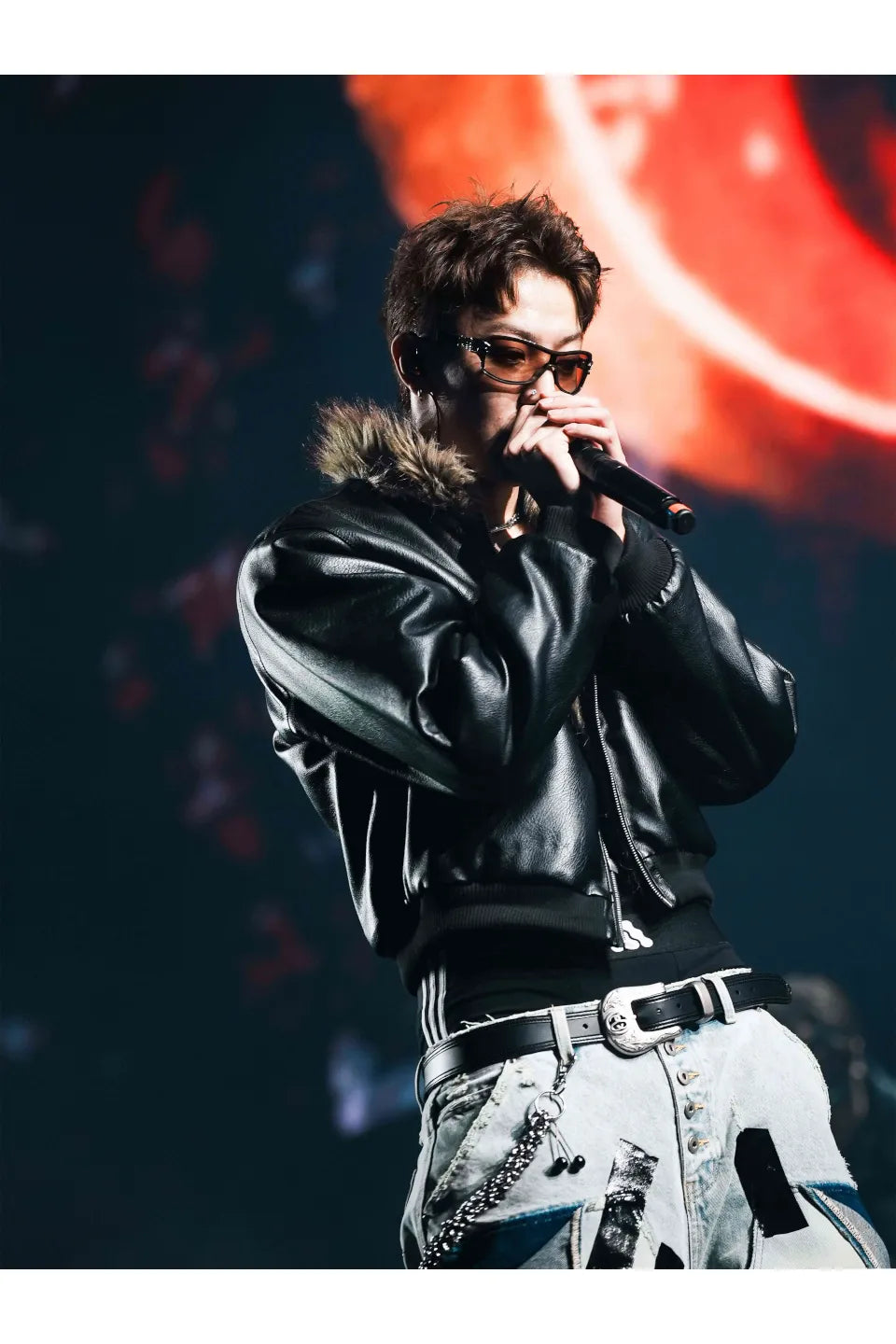 Triple Stripe Bootleg Stretch Boxer Brief