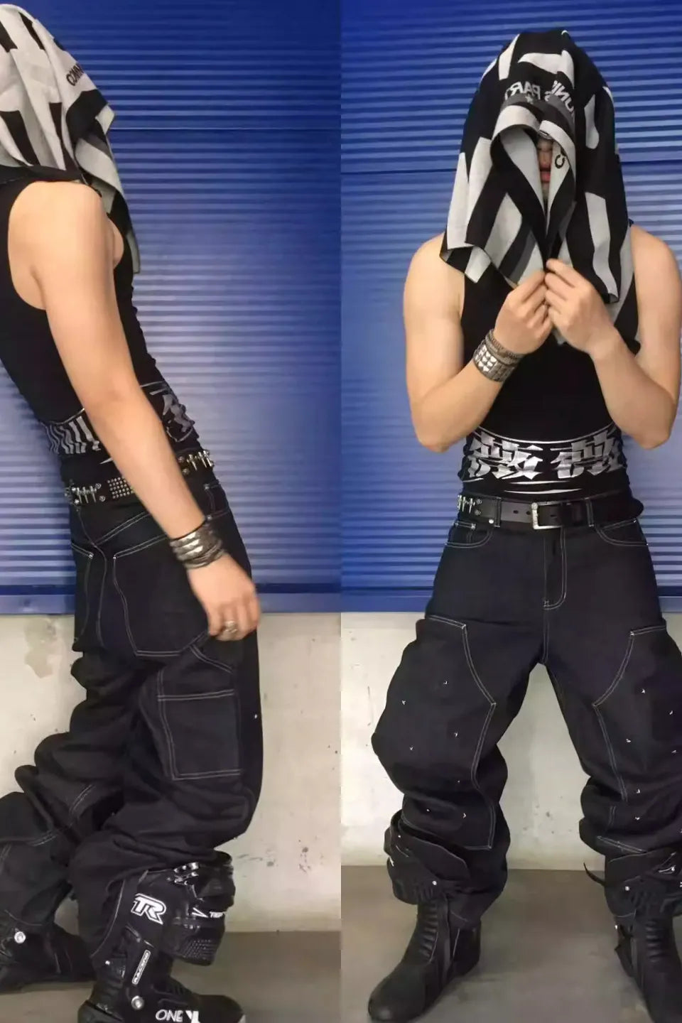 USD Billion Multi Rivet Denim Pants