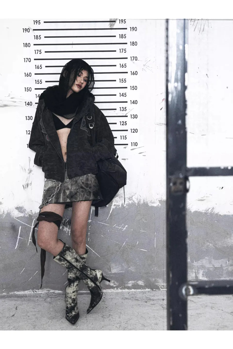 Vintage Camouflage Cardigan Hooded Short Wide Boxyfit Sweatshirt