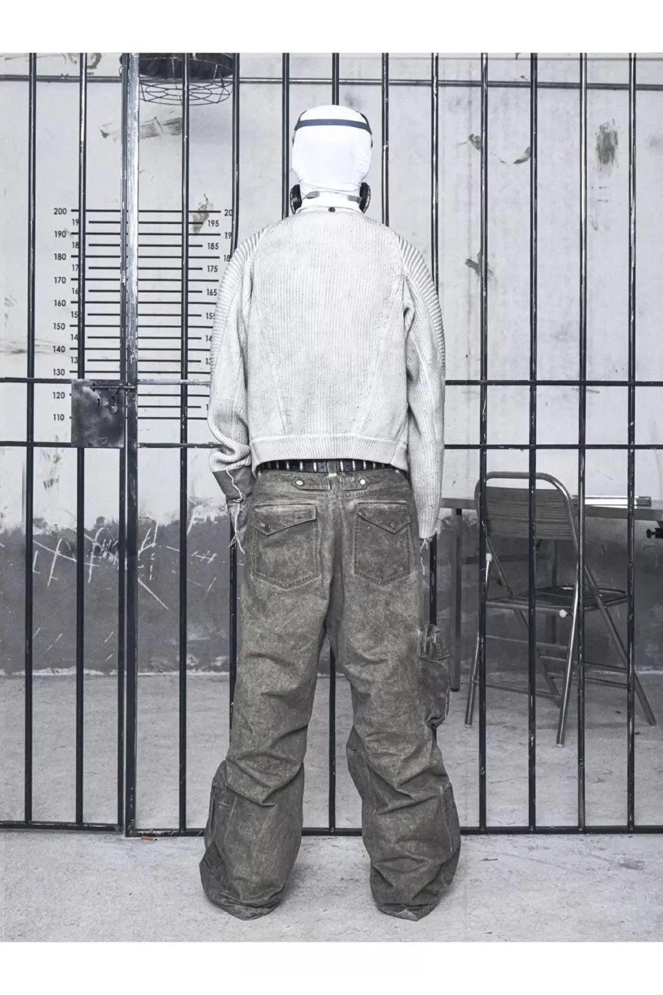 Vintage Distressed Paratrooper Pants
