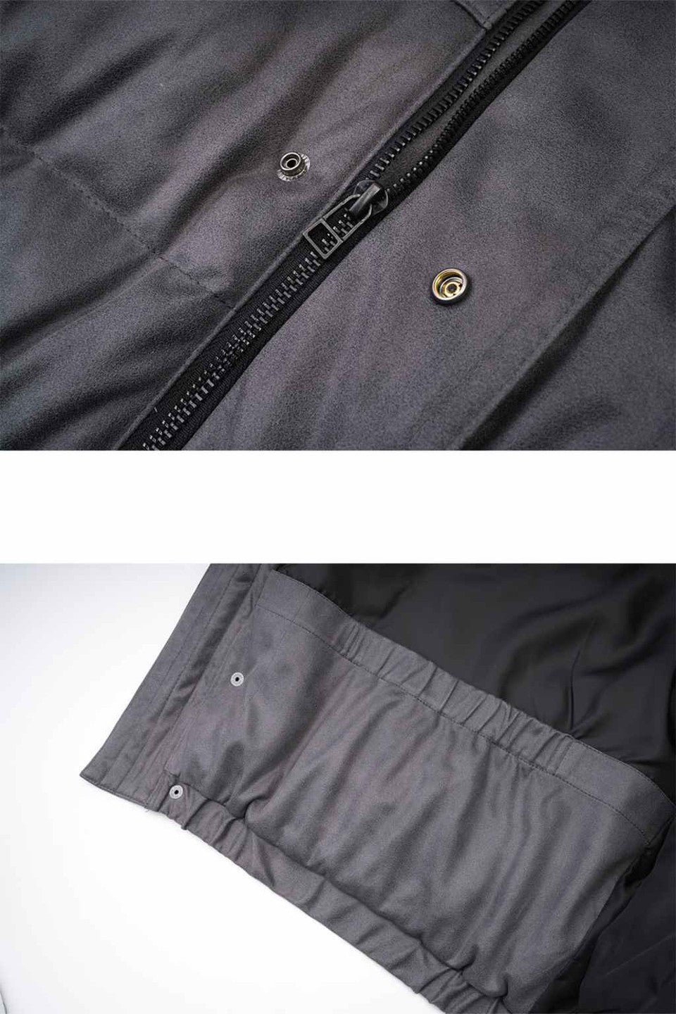 Vintage Faux Leather Puffer