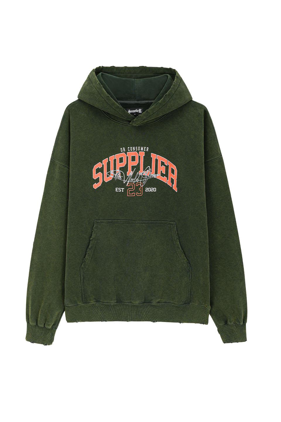 SUPPLIER サプライヤー｜Vintage Wash College Logo Hoodie 