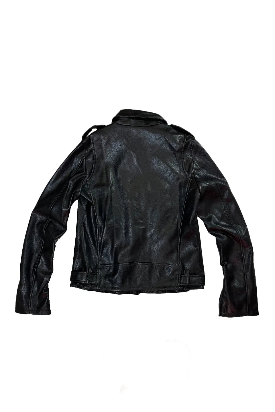 Void Douoble Zipper Adjustable Rock and Roll Leather Biker Jacket