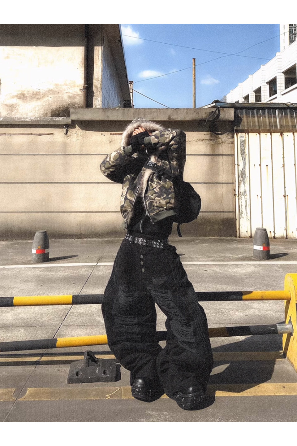 Wash Aged Big Damage Jeans