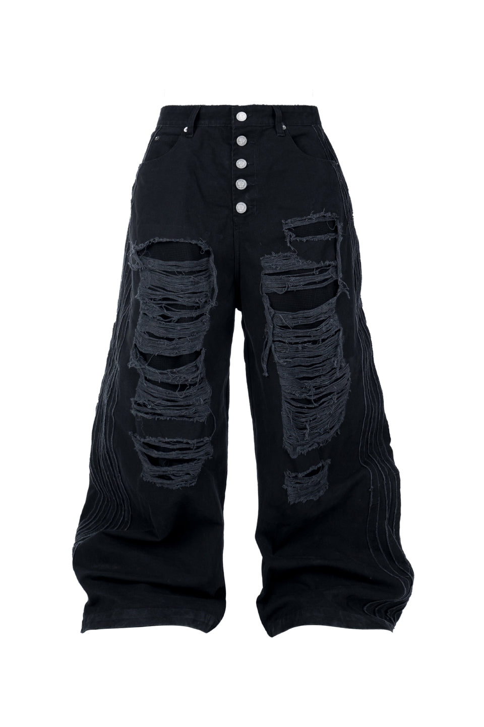 Wash Aged Big Damage Jeans