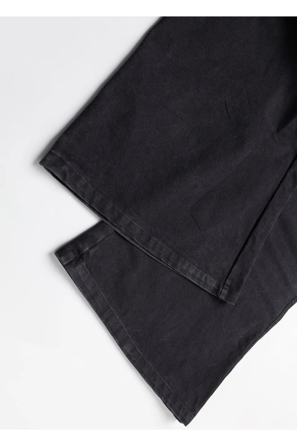 Washed Black Baggy Denim
