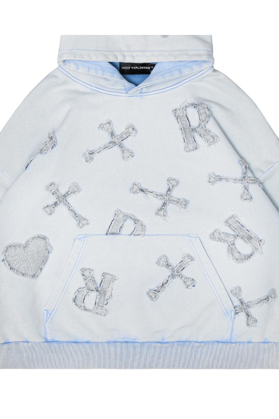 Washed Patch Hoodie