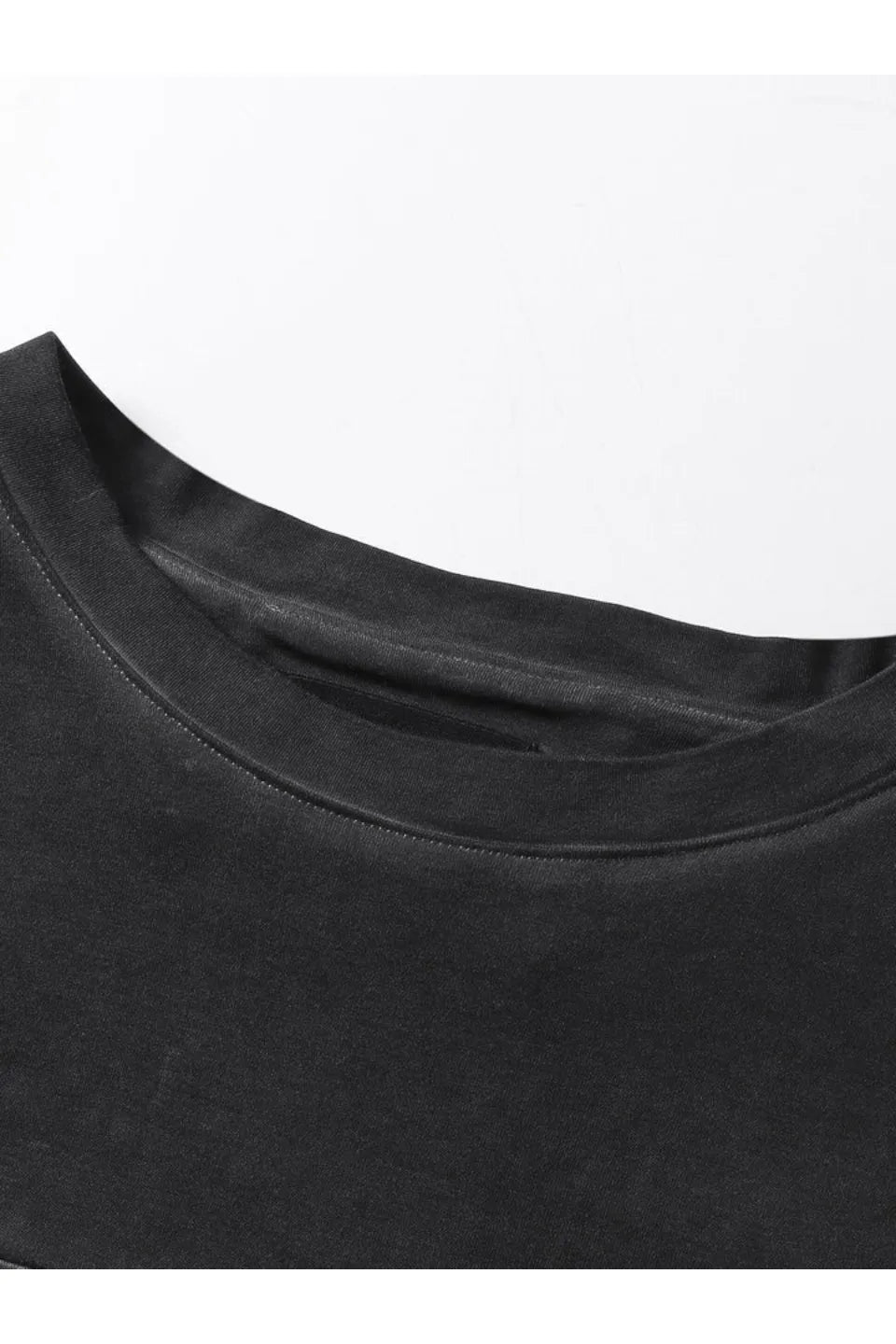 Water Wash Dyed Slim Fit Long Sleeve