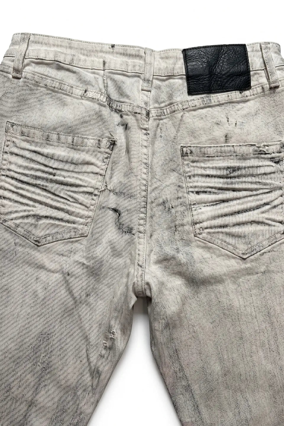 White Tiger Waxed Curve Jeans