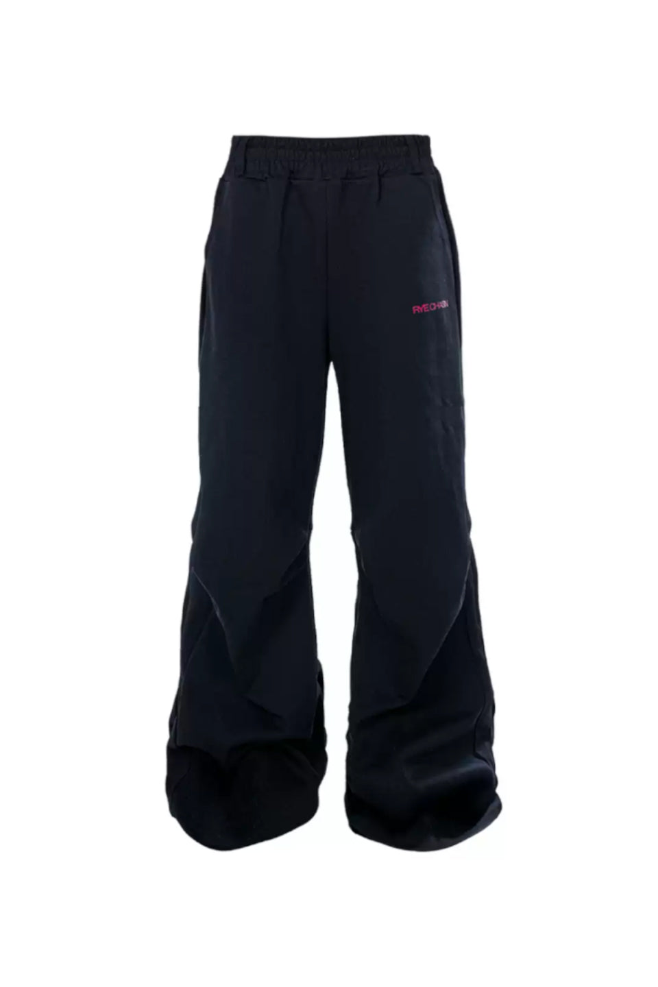 Wide Elasticized Skinny Waist Flared Sweatpants