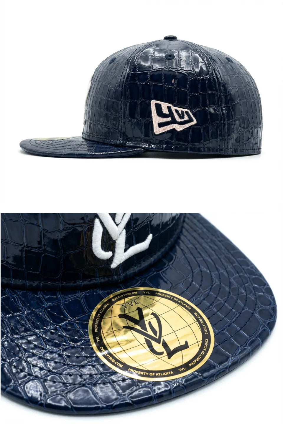 YVL Signature Logo Cap | CROC NAVY