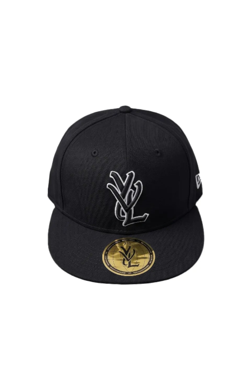 YVL | YVL Signature Logo Cap ホワイト トリム オン ブラック 刺繍