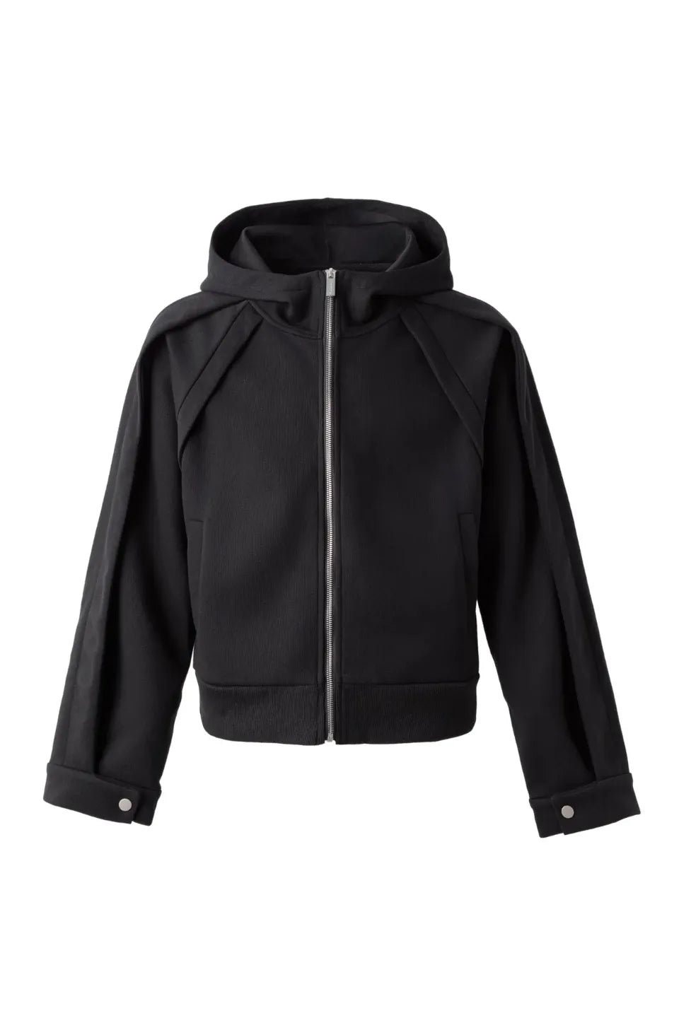 Zip Layered Hooded Jacket