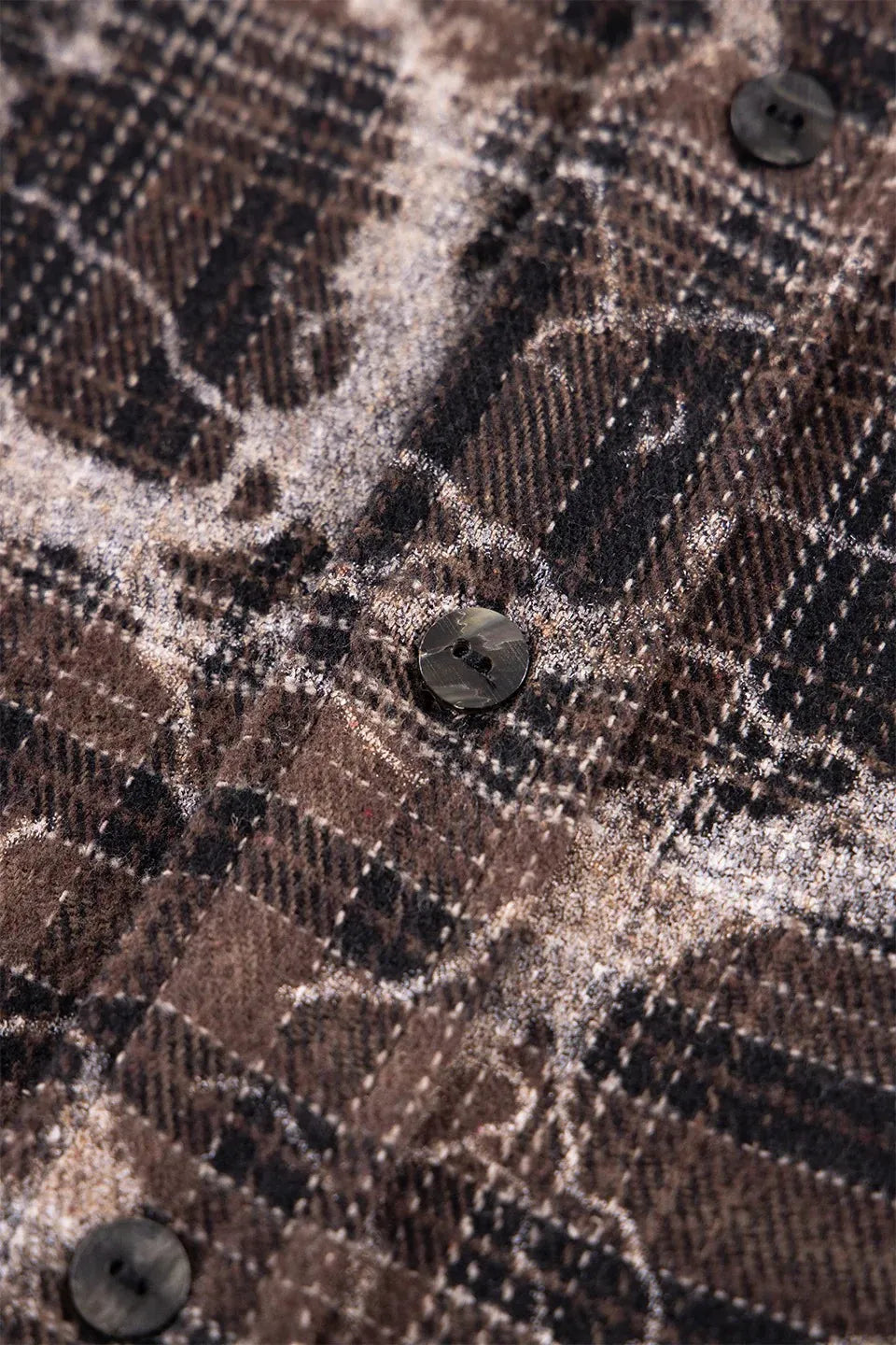 Cross Rhinestone Check Shirts
